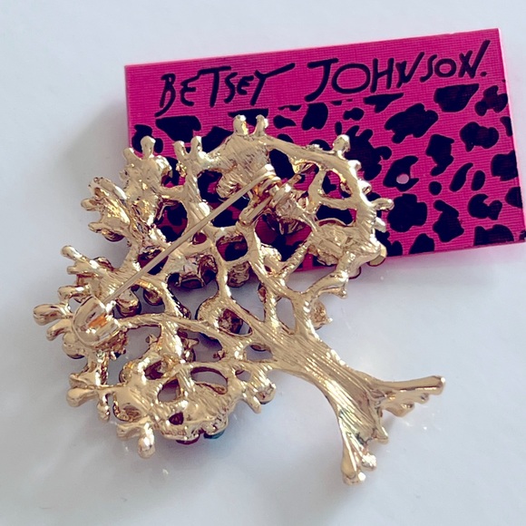 Betsey Johnson Style Multicolored Tree of Life Brooches Pin Broche Arbre de vie - Picture 4 of 8